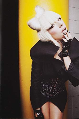 Лејди Гага Списание Photoshoot Носи Faux Змијата Кожата Графити Стил Корсет