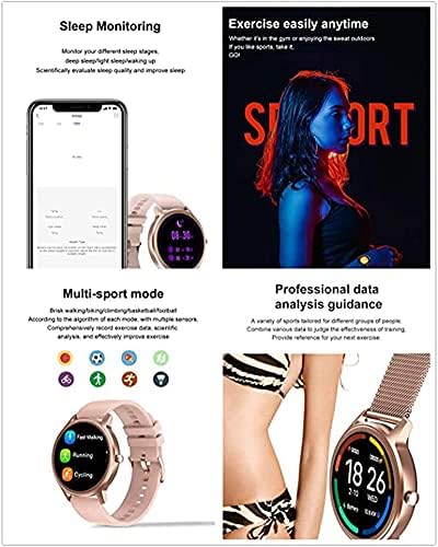 MXCHEN DT56 Smart Watch Жените Целосна Допир Водоотпорен Сфигноманометар Smartwatch за Android, iOS Срцето на Жените го Оценувате