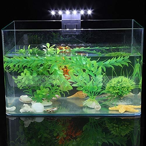 Wchiuoe Водоотпорен Clip-за Светилка Тенок LED Аквариум Светлина Растенија Растат Осветлување за Засадени Риба Резервоарот