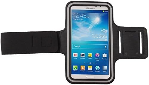 Лијао Лијао СТП Спортски Armband Случај со Слушалка Дупка за Samsung Galaxy Mega 6.3 / i9200 Работи Armband (Боја : Црна)