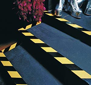 Црно-Жолта Ризик Предупредување Безбедност Лента Лента • 2 Инчен x 108 Нозе • Идеален за Ѕидови, Подови, Цевки и Опрема.