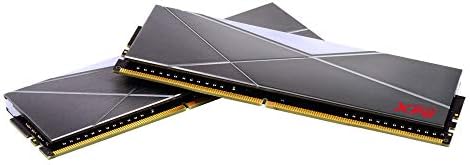 XPG DDR4 D50 RGB 16GB (2x8GB) 3600MHz PC4-28800 U-DIMM 288-Игли Десктоп Меморија CL18-22-22 Комплет Сива (AX4U36008G18I-DT50)