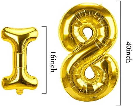 40-то Роденден Украси Гроздобер 1982 Балон Банер, Злато 40-то Birthday Балон Партија Материјали за Мажи Жени, Среќен 40 годишниот