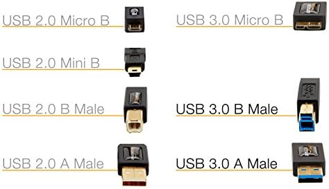 Амазон Основите USB 3.0 Кабел - А-Човек да се Б-Машки Адаптер Мозок - 6 Стапки (1.8 Метри)