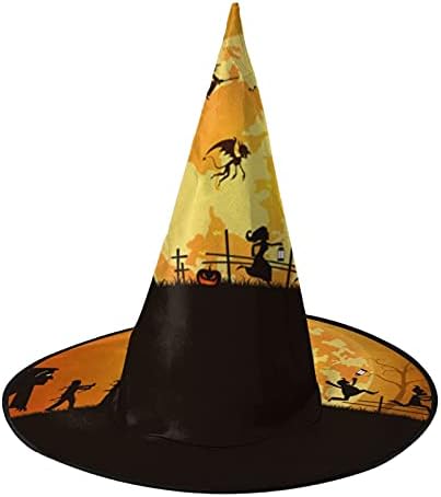 Ноќта на вештерките шапка Вештерка Шапка Волшебникот Шапка Декоративни Капа за Лица се Маскира за Cosplay Костим Кој Секојдневно