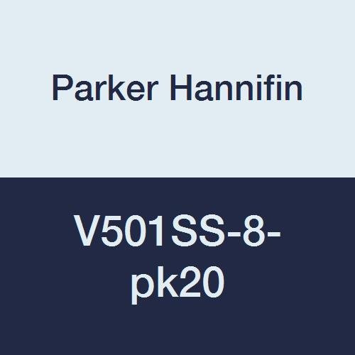 Паркер Hannifin V501SS-8-pk20 Индустриски Топката Вентил Печат, 2000 psi, 1/2 Машки Конец x 1/2 Женски Навој, од Нерѓосувачки Челик