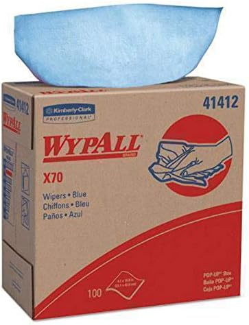 WYPALL X70 Стакло, Pop-Up-Кутија, 9.1 x 16.8, Сина, 100/Кутија