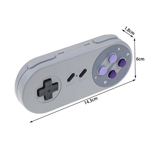 HonsCreat 2 Пакет Безжичен Контролер за Nintendo Супер НСВ Класичен Мини Издание Конзола