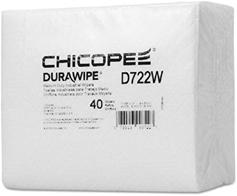 Chicopee D722w Durawipe Медиум-Должност Индустриски Стакло, 14.6-Инчен X 13.7, Бела, 960/Картон