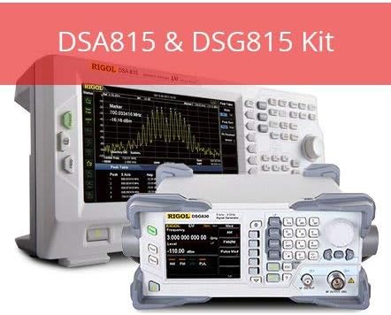 Rigol DSA815/DSG815 Комплет Спектар, Аналитичар 9kHz 1,5 GHz и DSG815 1.5 GHz Сигнал Генератор