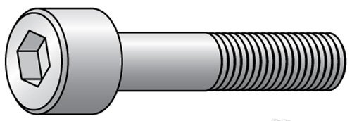 M30-3.50 x 140mm - Црна Заврши Топлина Третираат Легиран Челик - Кап Завртки - Приклучок за Главата
