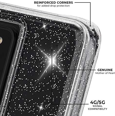 Случај-Мате - ЧИСТА КРИСТАЛ - Искра Случај за Samsung Галакси S20+ | S20 Плус - 5G Компатибилен Заштитна Дизајн - 6.7 инчен - Кристално