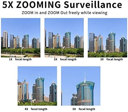 Надзор Камера 8MP 4k Отворено WiFi Безбедност IP Камера Водоотпорен PTZ Панорамски 360 Брзина Купола 5X Оптички Зум на Камерата (Боја