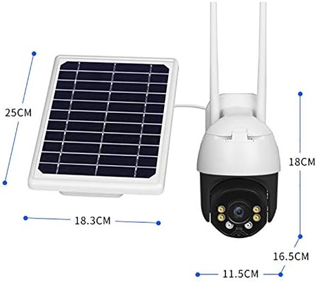 Безжична Надворешна Безбедносна Камера Ниска Моќност Соларни 2.4 G Hz WiFi Камера 1080P Ноќ Визија 2-Начин Аудио Движење Откривање