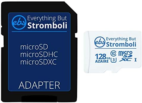 Сè, Но Stromboli 128GB Azaire MicroSD Мемориска Картичка Пакет Работи со Samsung Galaxy Телефони S Серија S10, S10+, S10e, S9, S9,