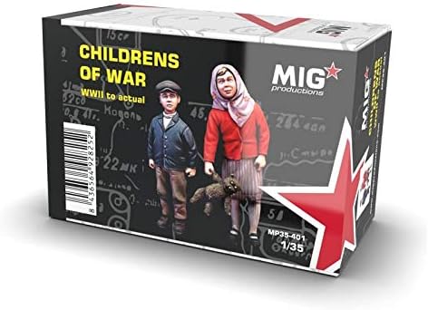 МИГ Скала 1/35 Деца на Војната MP35-401 - Модел на Градење на Бои и Алатки АК-MP35-401