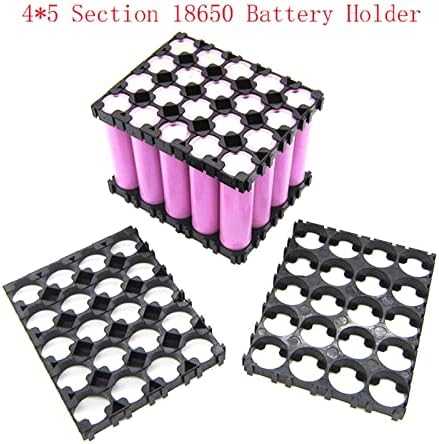 AIYIGEYALI Батеријата Носителот 1Pcs 45 Мобилен 18650 Батерии Spacer Зрачи Школка Пластични Топлина Носителот Заграда, 4x5 18650