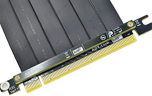 WANGE PCI Express 3.0 16X Флексибилни Продолжување Кабел Адаптер Столб Конектор за TT Thermaltake Јадро,MSI МАГ PC Графичка Картичка (100cm,R33ST)