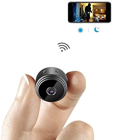 CUJUX Шпион Камера Скриени, Мини Wi-Fi Камера IP Мрежа Надзор Cam 1080P HD Безжична Nanny Камери со Ноќно Движење Откривање, Преносни