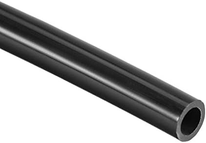 uxcell Најлон Линија Цевка Цевка, 4mm(0.15) ID x 6mm(0.23) OD 2m PA12 Најлон Цевката за Воздух Линија Течност Пренос Црна