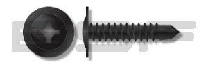 8-18X2 1/2 Филипс Модифицирани Решетка Главата Полна Тема Само за Дупчење Завртка Црна Phos