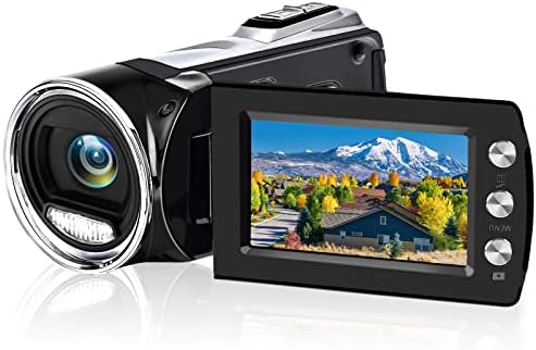 LUCKYCAM Камера за видео камера Дигитален Видео Камера HD 1080P 16MP 2.7 TFT LCD Екран 8X Дигитален Зум 270 Степени Ротација Видео Камера видео камера за Спорт/YouTube/Кратки Филмови Сн