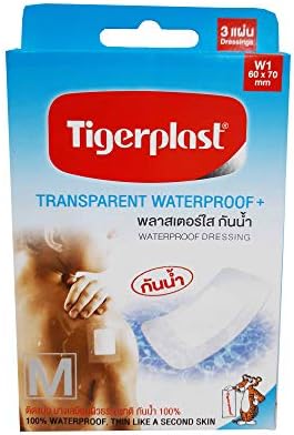2 Пакети на Tigerplast Транспарентен Водоотпорен. Водоотпорен Филмот + Подлога, Латекс-Слободен Акрилик Лепило, Не-Стап Абсорбента