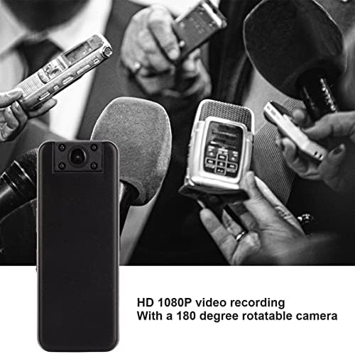 Џеб видео камера, Назад Клип Камера 120° Широк Агол Shockproof 1080P Ноќ за Домашна Безбедност