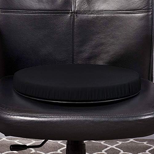 HealthSmart Вртливата Седиште Перница Помага со 360 степени се Врти за да се Олесни Транзиции да Седи или Стои, Црна, 15