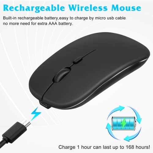 Bluetooth Глувчето, Батерија Безжичен Глушец за Huawei нова 8 Pro 4G Bluetooth Безжична Глувчето Наменета за Лаптоп / PC / Mac /