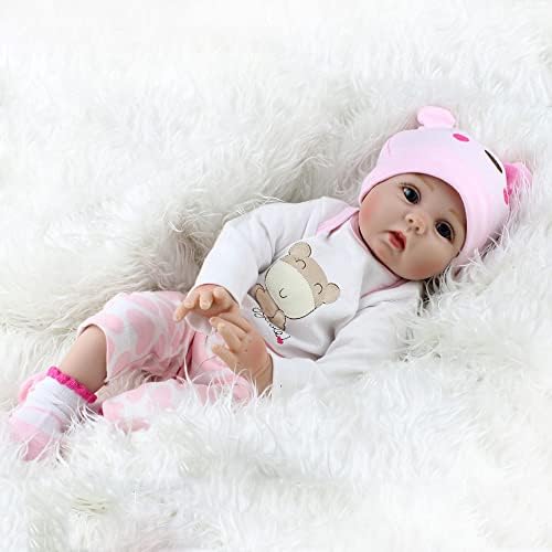 Kaydora Раѓа Бебе Кукла, 22 инчен Пондерирана Бебе Lifelike Раѓа Кукла Девојка, Луси